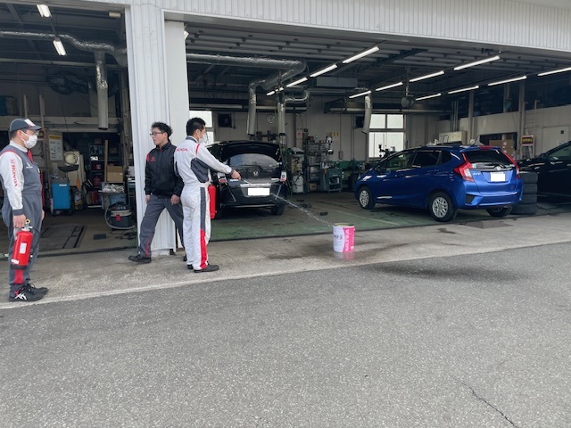 避難訓練実施しました